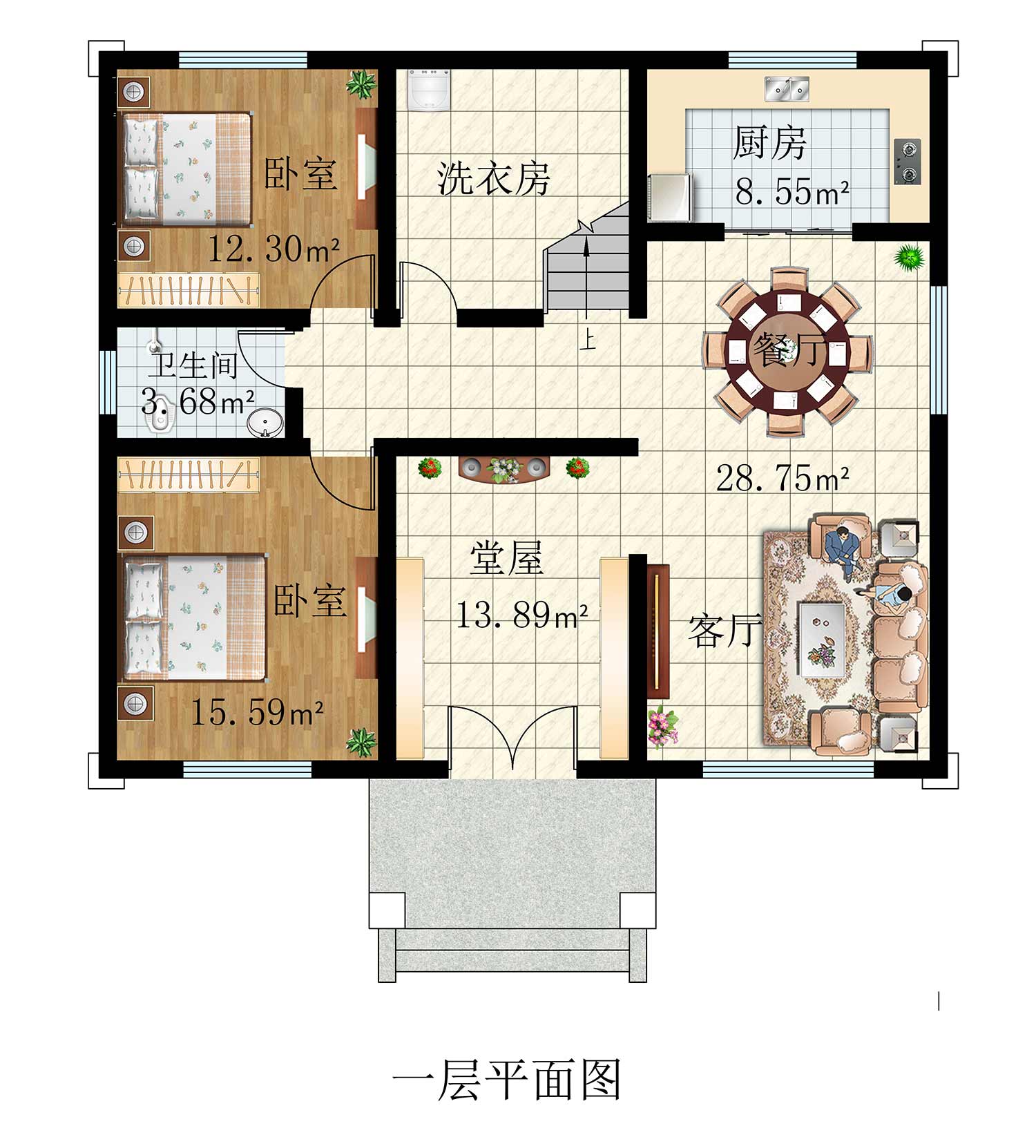 乡建设计魔方图纸效果图
