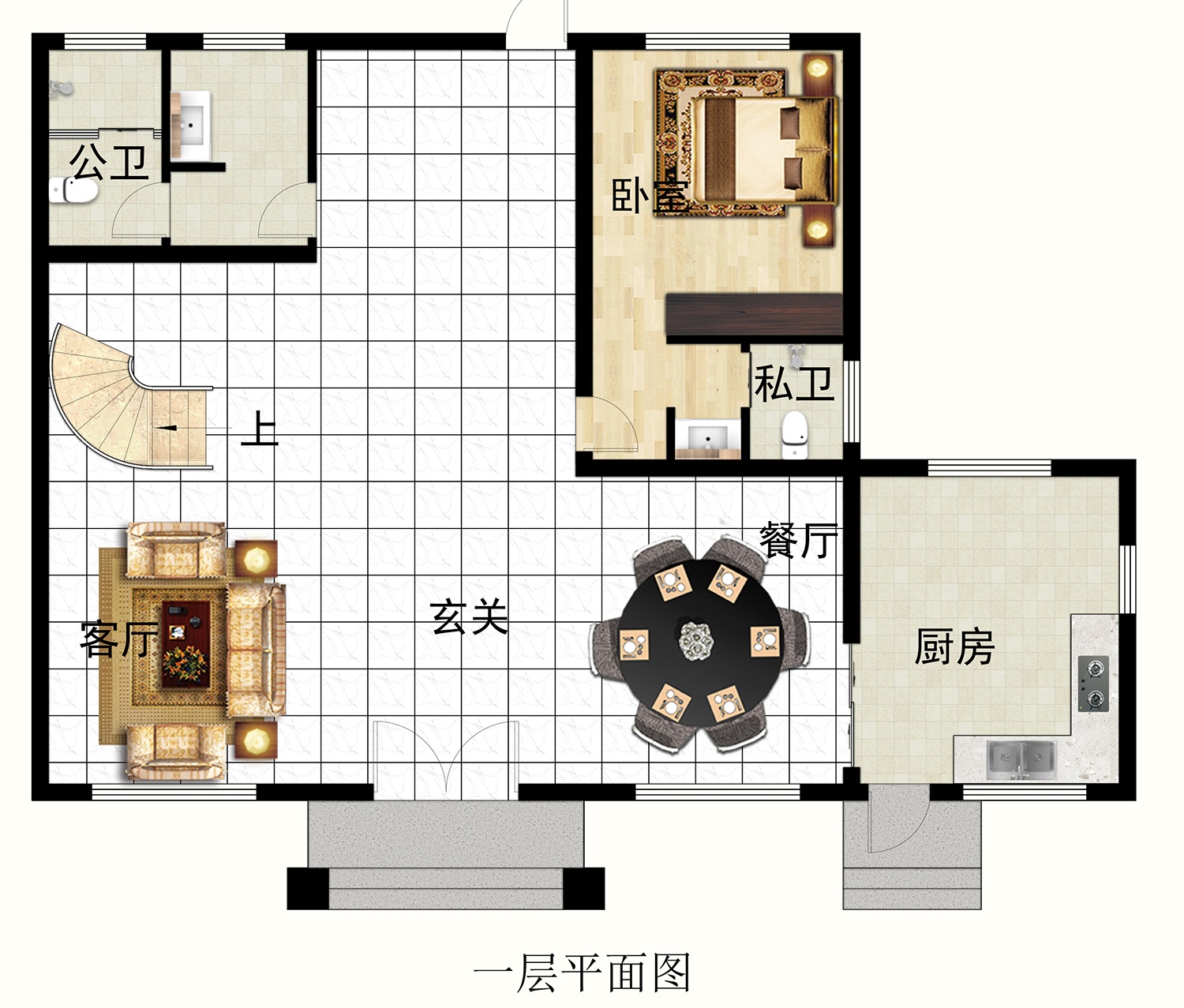 乡建设计魔方图纸效果图