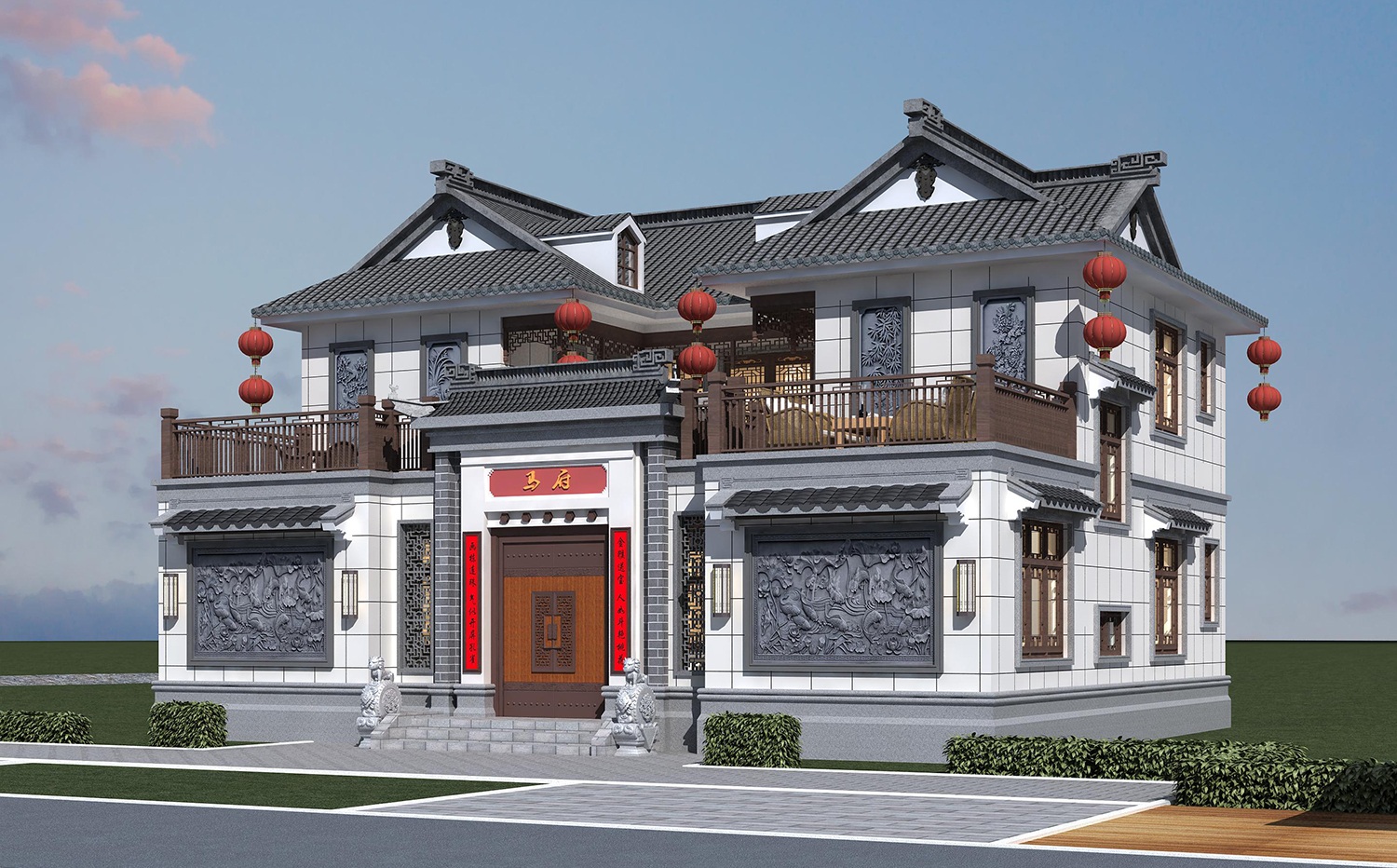 乡建设计魔方图纸效果图