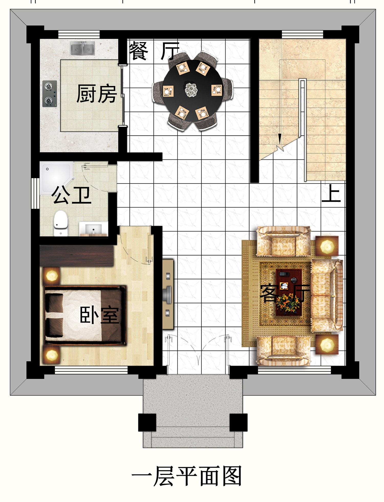 乡建设计魔方图纸效果图