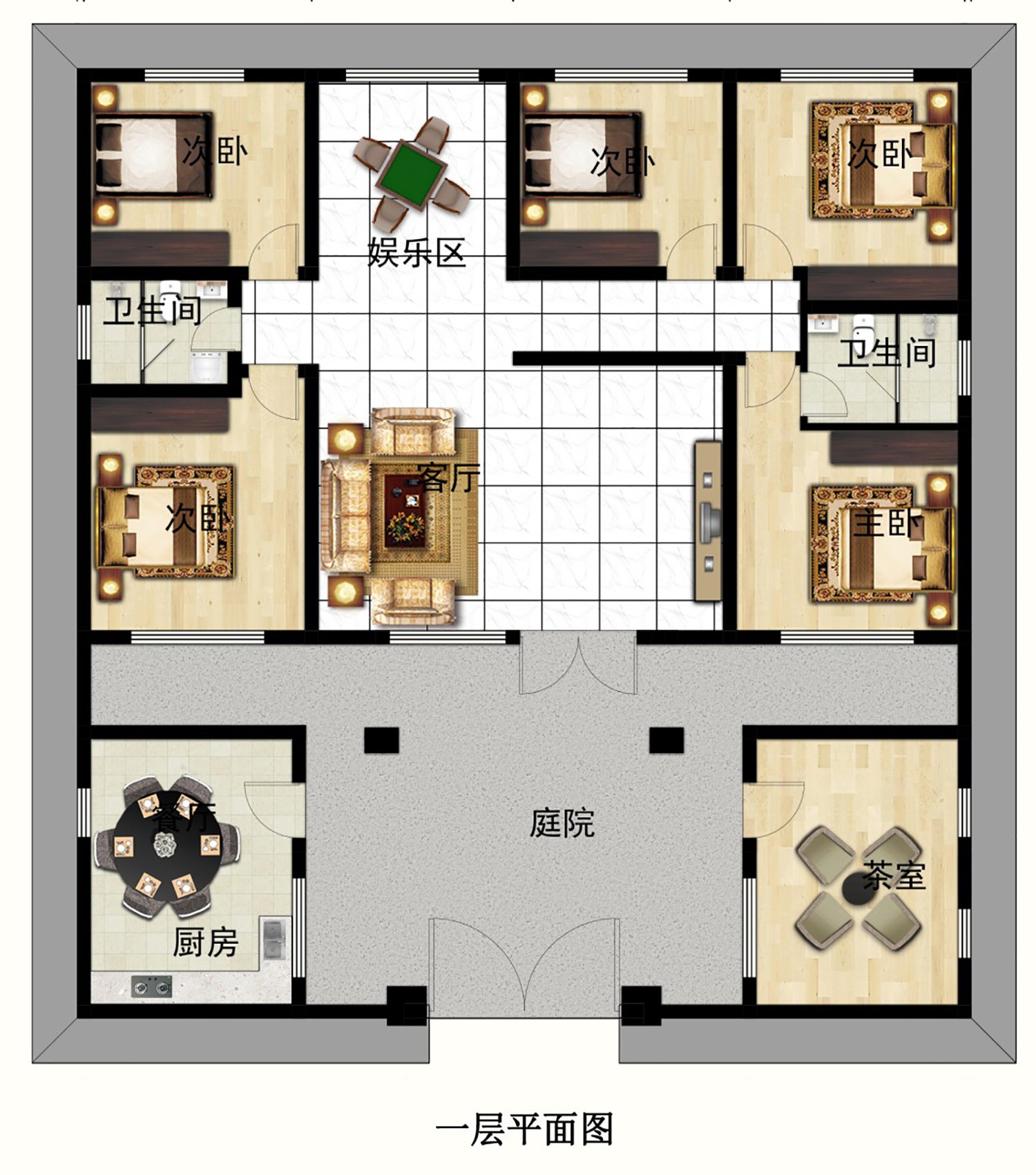 乡建设计魔方图纸效果图