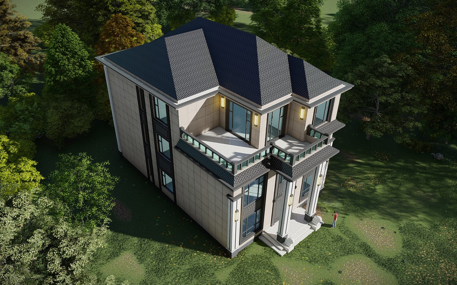 乡建设计魔方图纸效果图